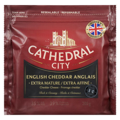 Cathedral city Extra Mature Cheddar Cheese, 200 Gram