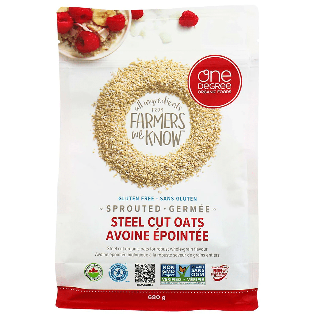 One Degree Organic Foods Sprouted Steel Cut Oats