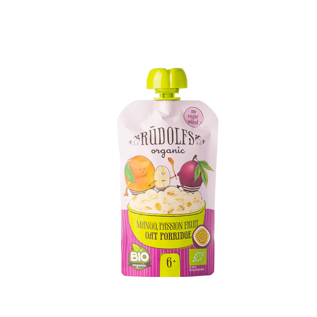 Rudolfs Oat Porridge Mango Passion Organic