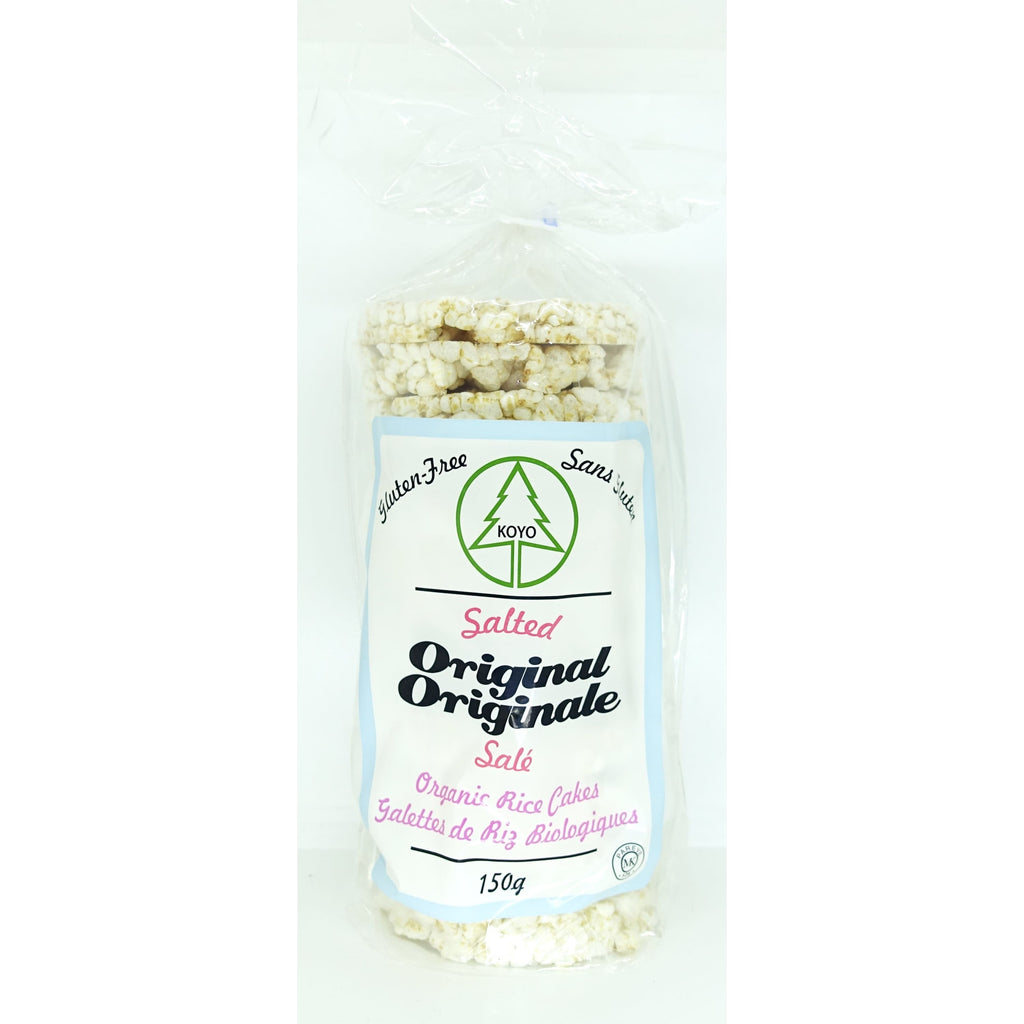 Koyo Organic Rice Cakes Salted Original 150 G