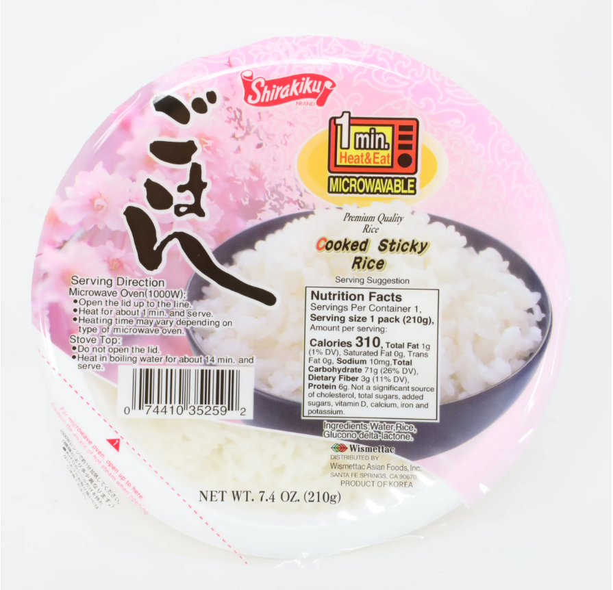Shirakiku Cooked Sticky Rice