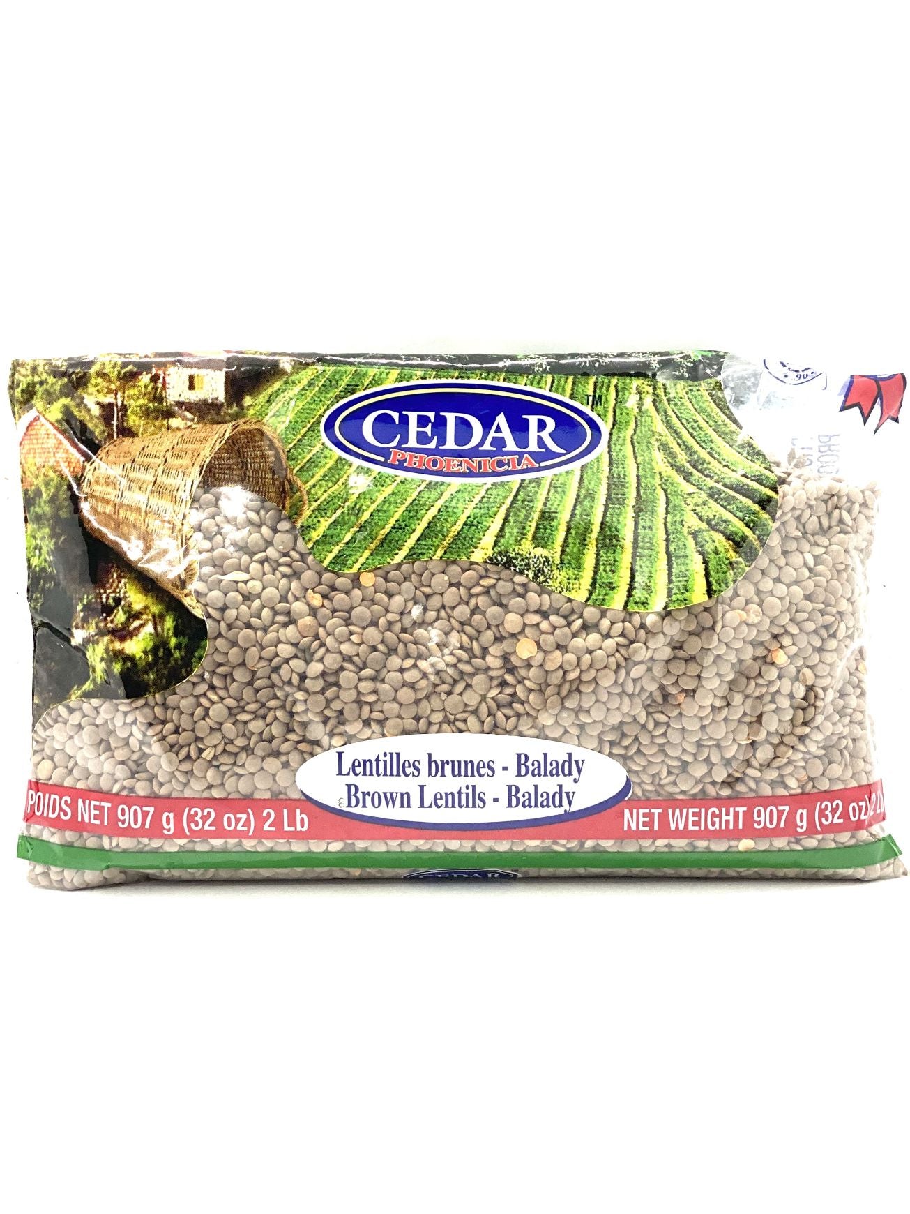 Cedar Phoenicia Dry Brown Lentils 2lb