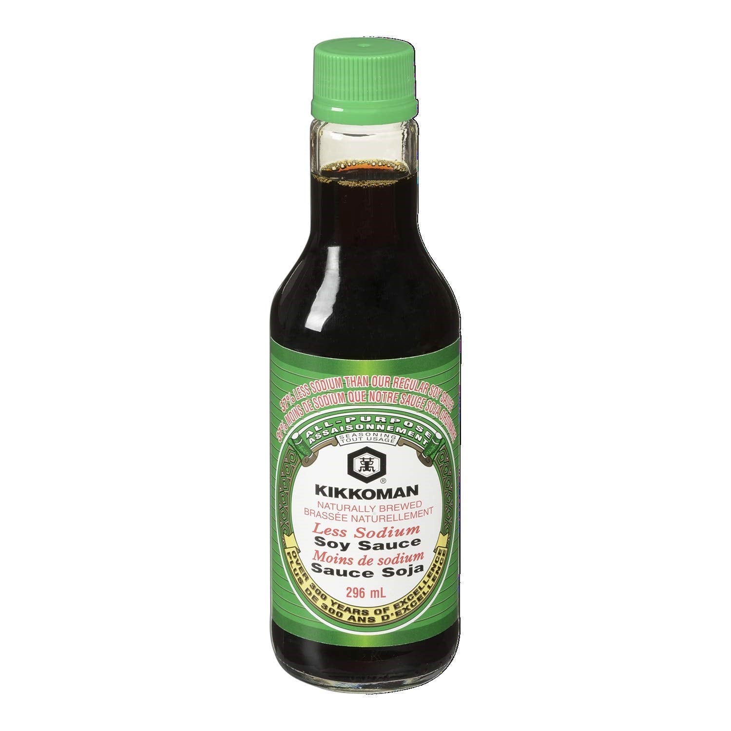 Kikkoman Less Sodium Soy Sauce 296 Ml