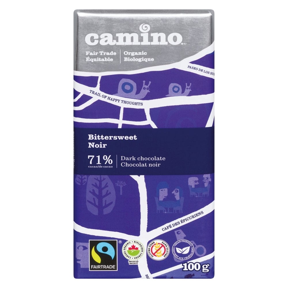Camino Organic 71% Bittersweet Dark Chocolate Bar