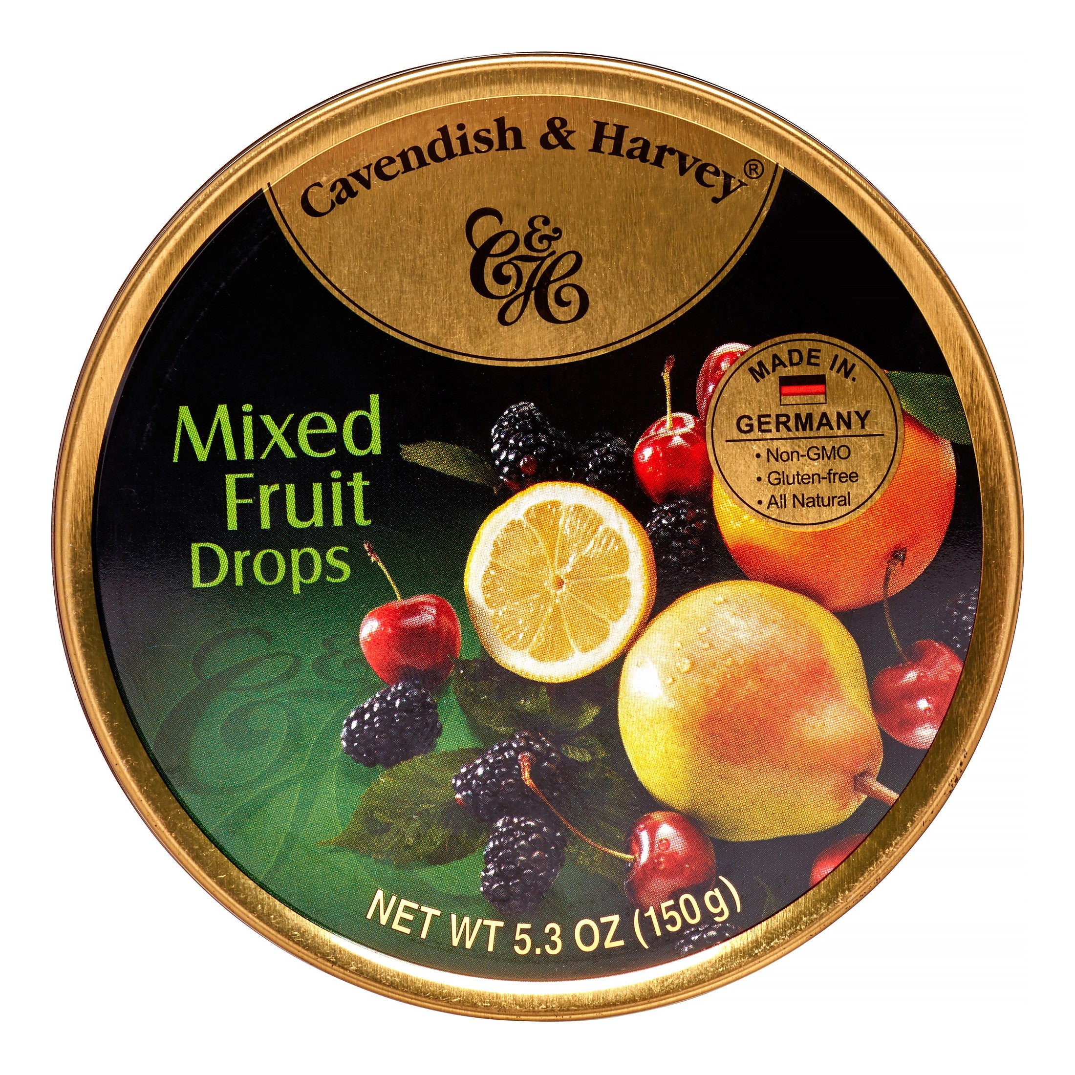 Cavendish & Harvey Mixed Fruit Drops Tin