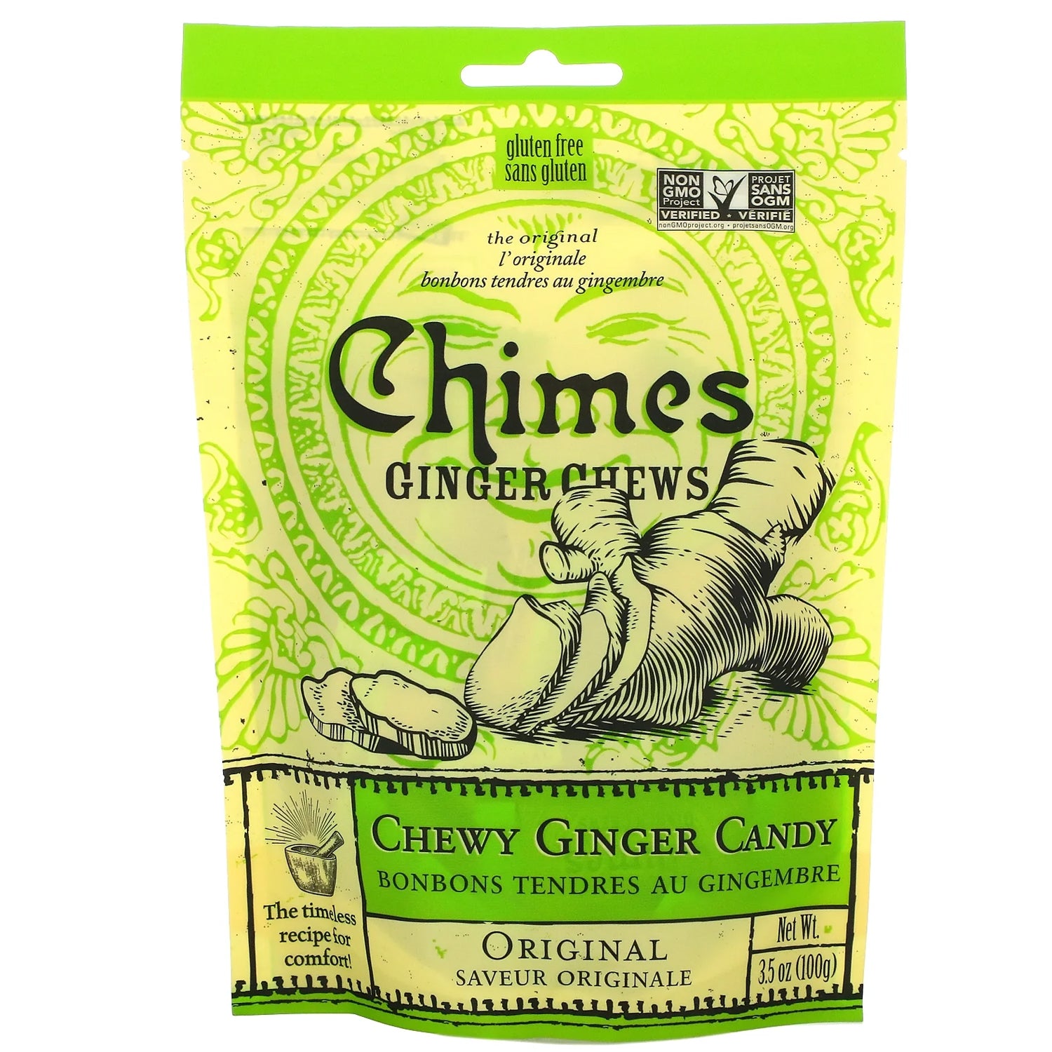 Chimes Ginger Chews Original 100g