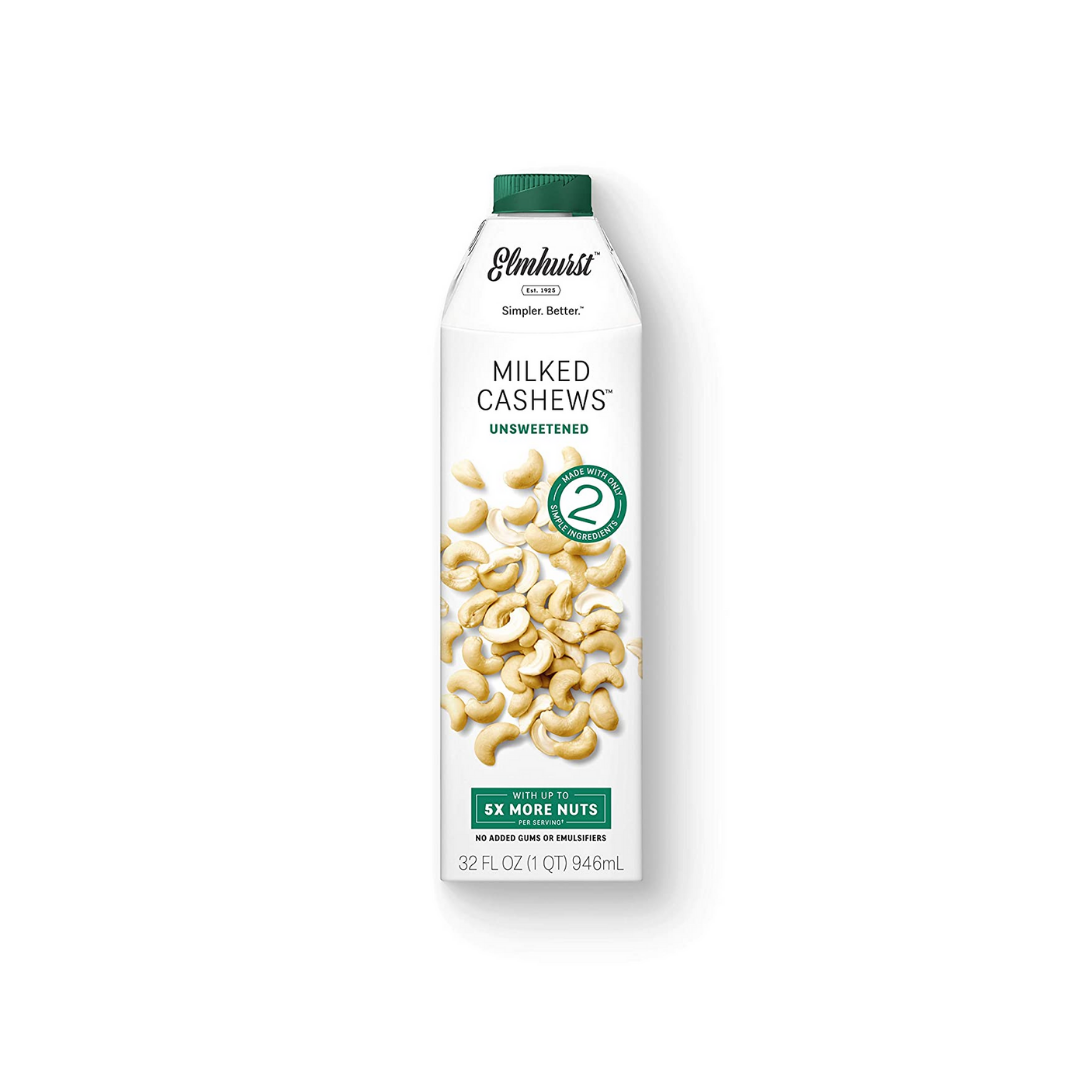 Elmhurst Unsweetened Milked Cashews, 32 Fl Oz
