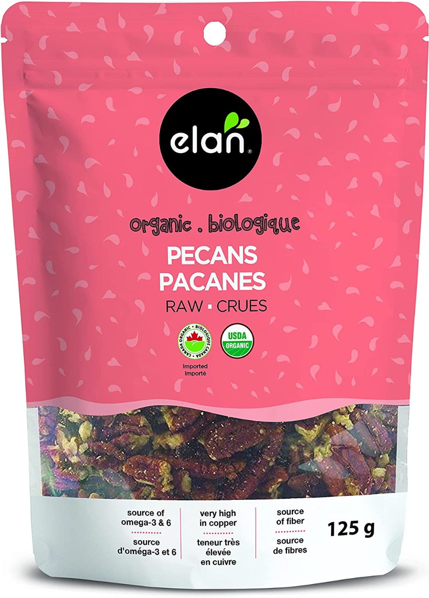 Elan Organic Pecans Raw 125g