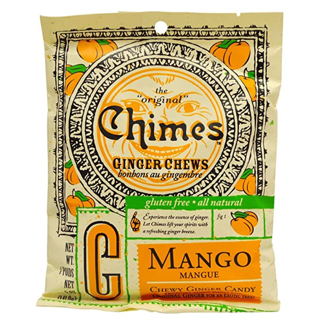 Chimes Mango Ginger Chews Bag 141.8 G