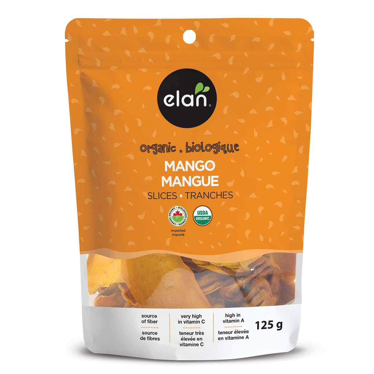 Elan Organic Mango Slices 125g
