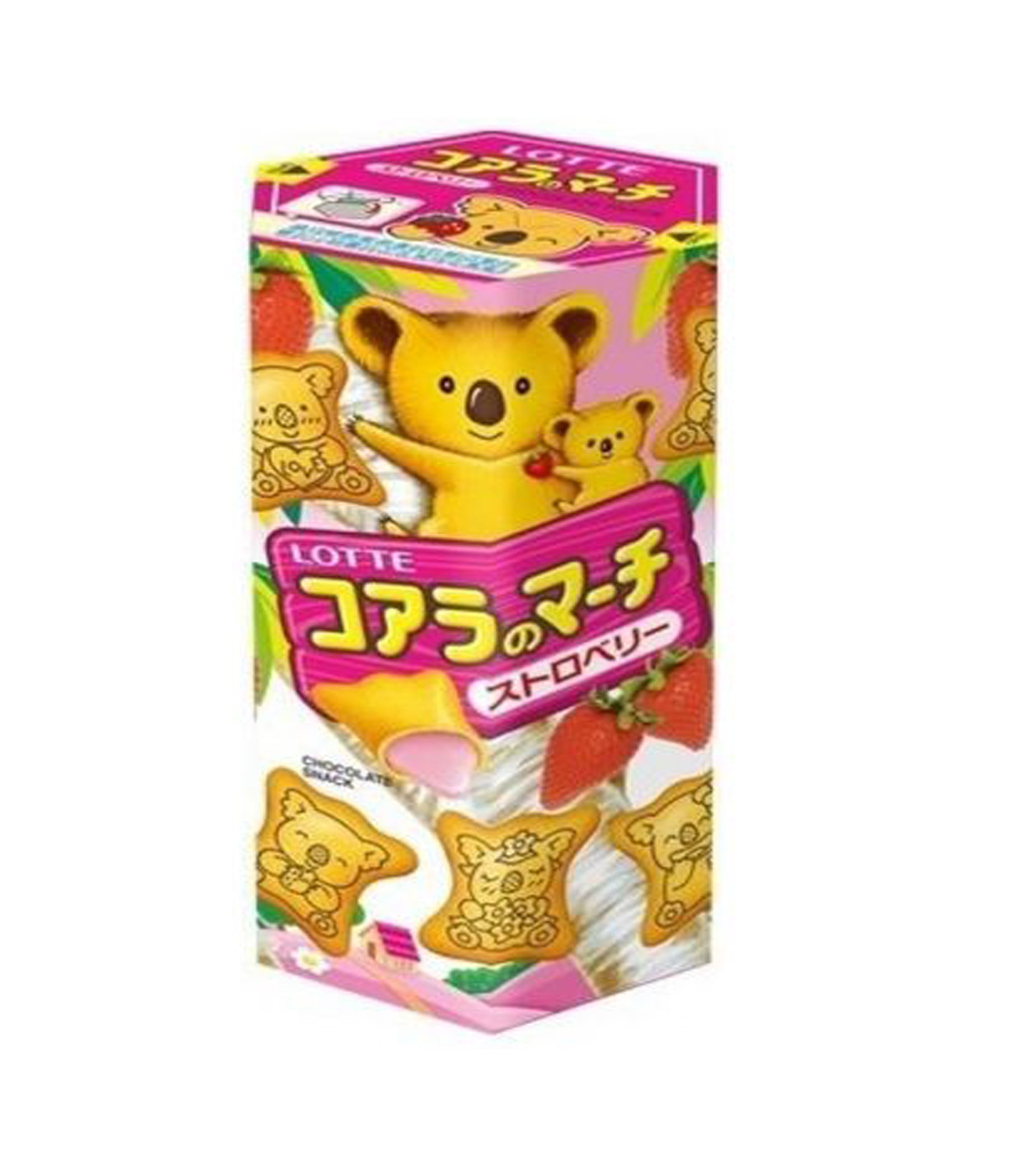 Lotte Koala's March Strawberry Creme Filled Cookies