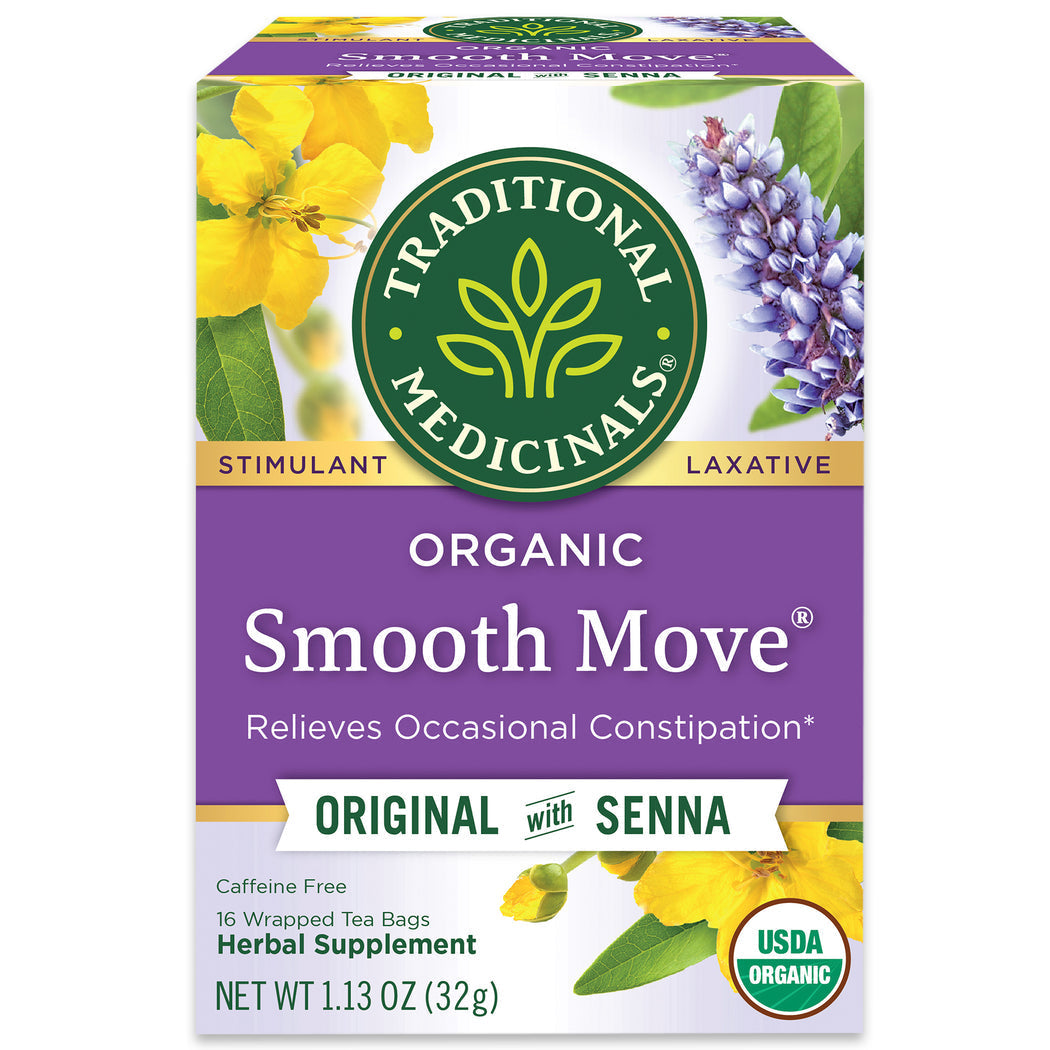 Traditional Medicinals Organic Smooth Move Senna 16 Tea Bags