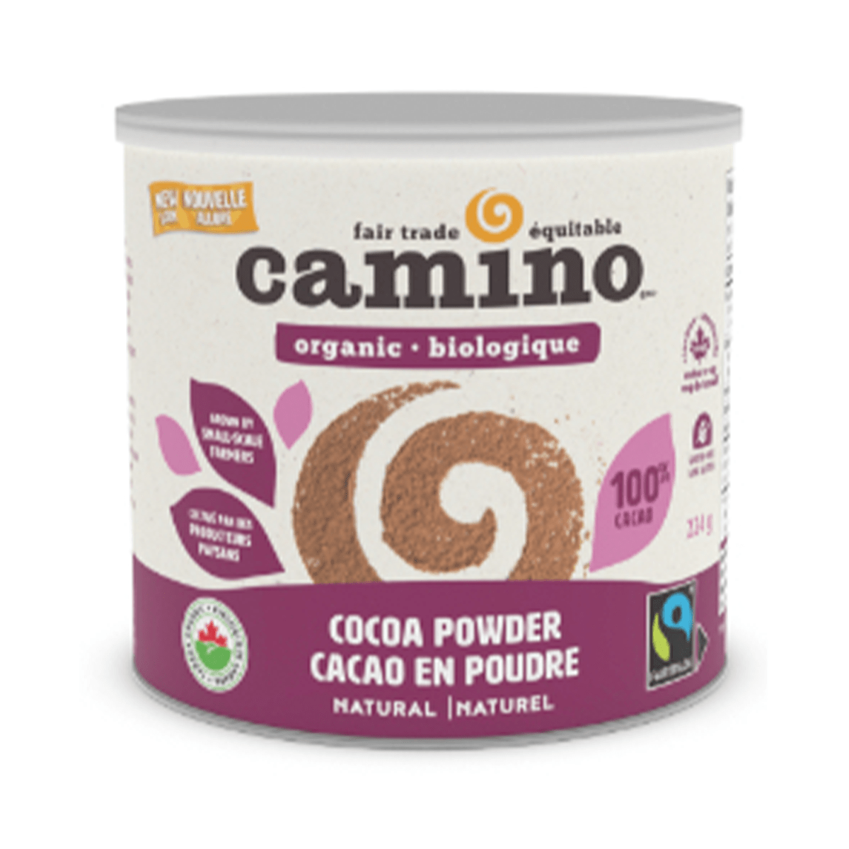 Camino Organic Cocoa Powder Natural 224 G