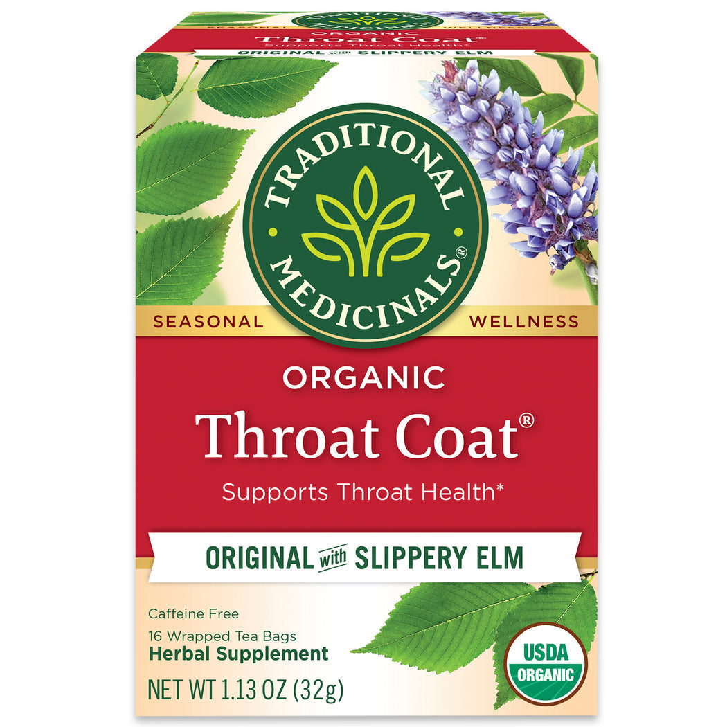 Traditional Medicinals Organic Throat Coat 16 Tea Bags