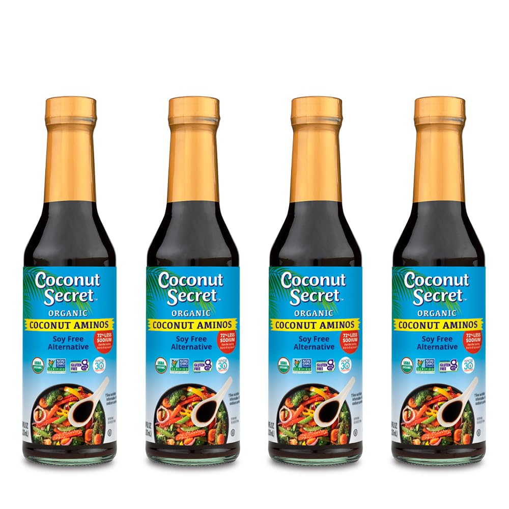 Coconut Secret Aminos Soy Free Seasoning Sauce, 16.9 Fl Oz