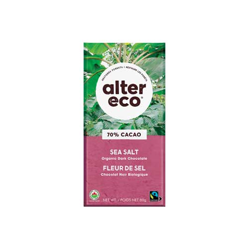 Alter Eco Dark Organic Chocolate Sea Salt