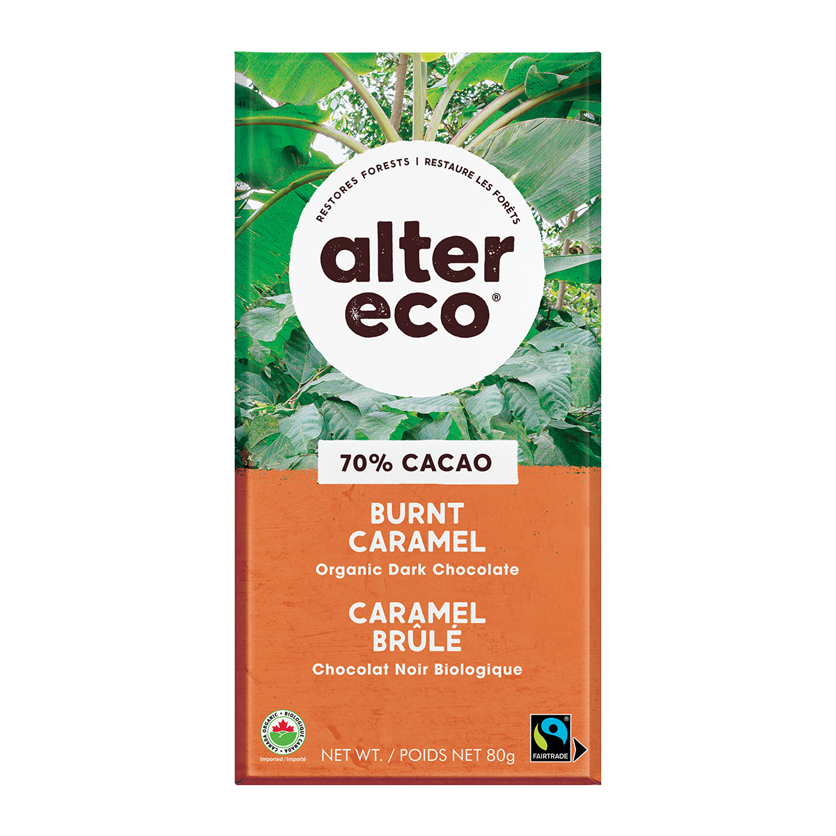 Alter Eco Dark Salted Organic Chocolate Burnt Caramel