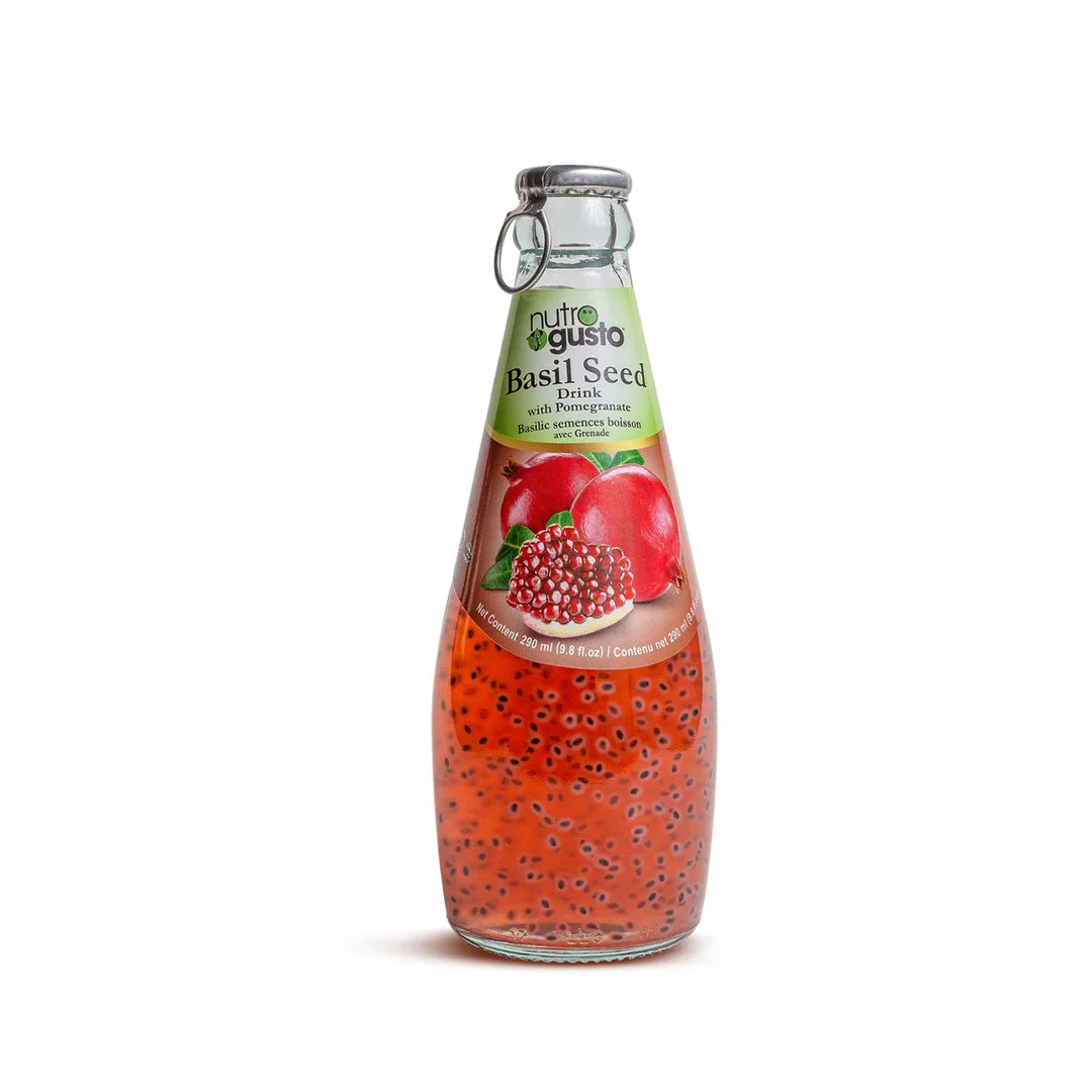 Basil Seed Pomegranate Drink