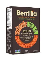 Bentilia Red Lentil Rotini Pasta 227g