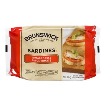 Brunswick Canadian Style Sardines In Tomato Sauce