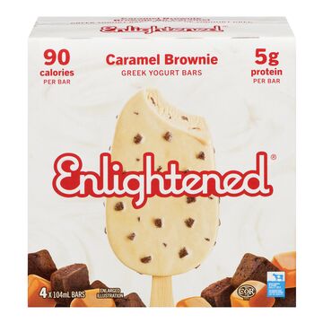 Caramel Brownie Yogurt Bar - Enlightened