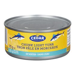 Cedar Chunk Light Tuna In Water 170 G