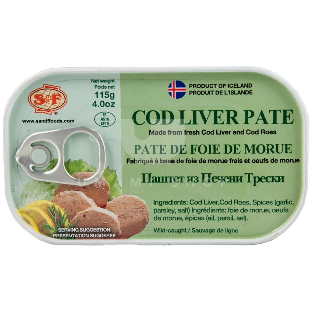 Cod Liver S&F Pate 125g