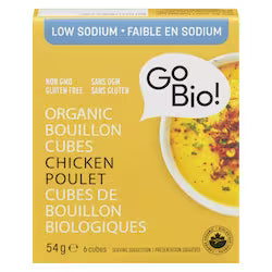 GoBio Organic Chicken Cubes No Salt 54 G