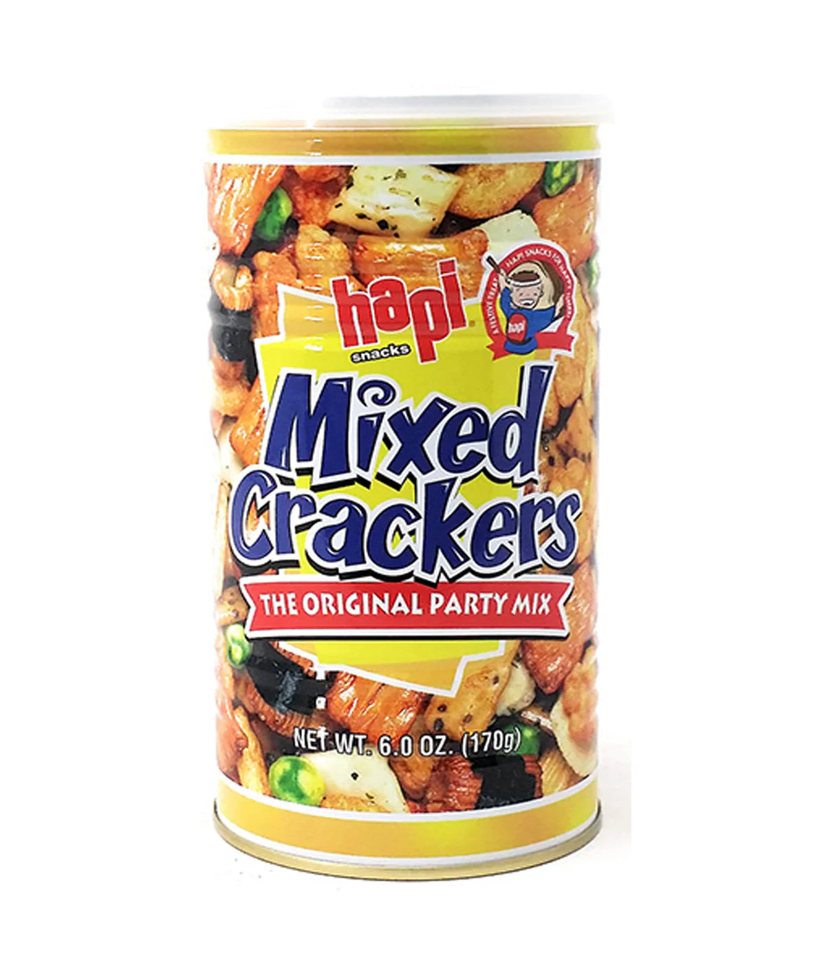 Hapi Mixed Crackers Original Party Mix, 6 Oz