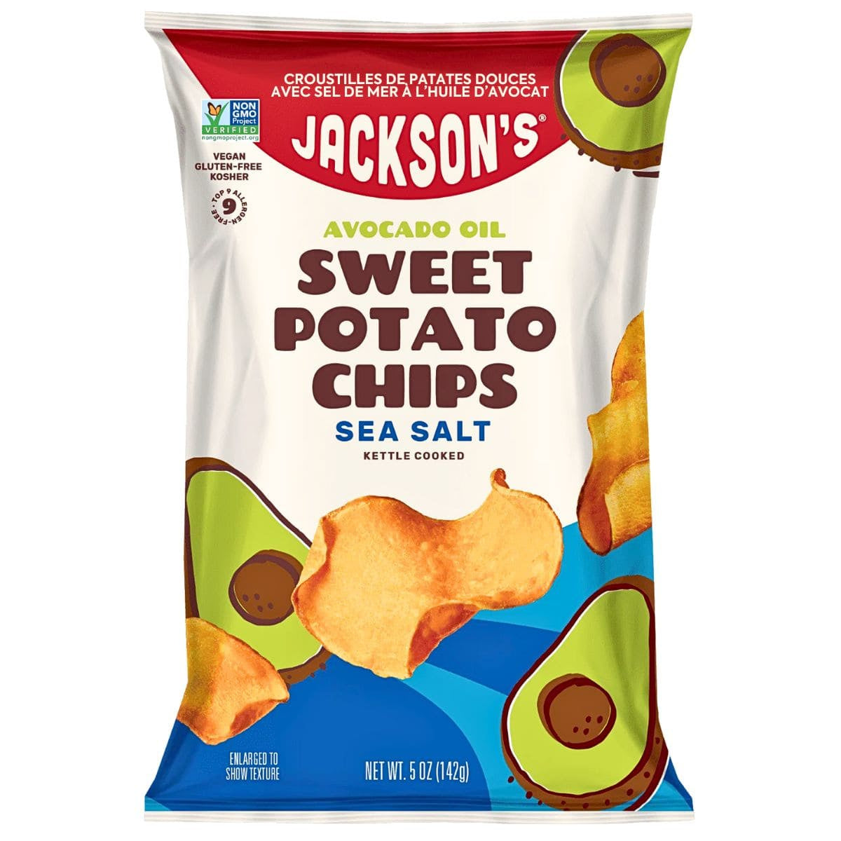 Jackson's Sweet Potato Chips Sea Salt 142g