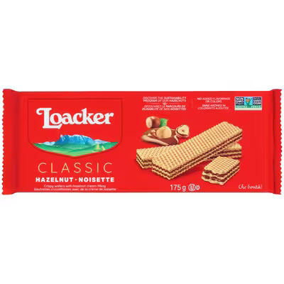 Loacker Classic Hazelnut Wafers 175g