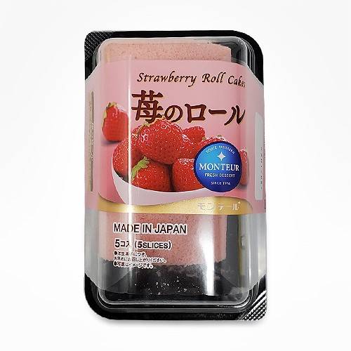 Monteur Strawberry Roll Cake 168g