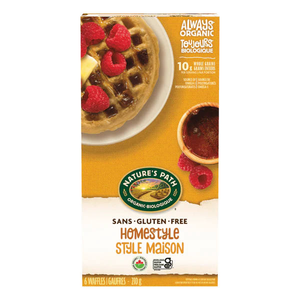 Nature's Path Organic Waffles Homestyle - Gluten Free