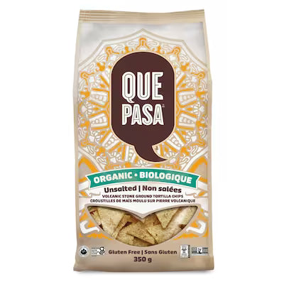 Que Pasa Unsalted Organic Tortilla Chips