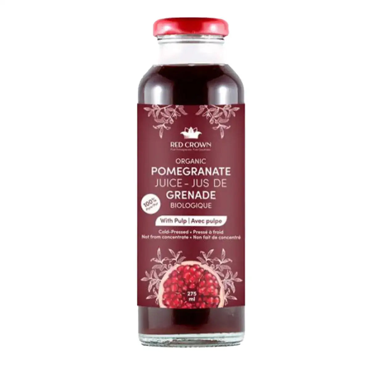 Red Crown Organic Pomegranate Juice Pulp 275ml