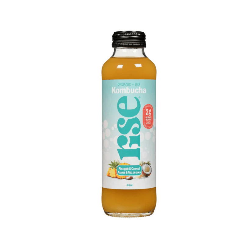 Rise Organic Kombucha Pineapple Coconut 414ml