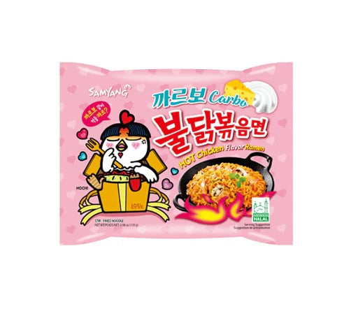 Samyang Carbonara Buldak Hot Chicken Flavor Ramen Noodles 130G