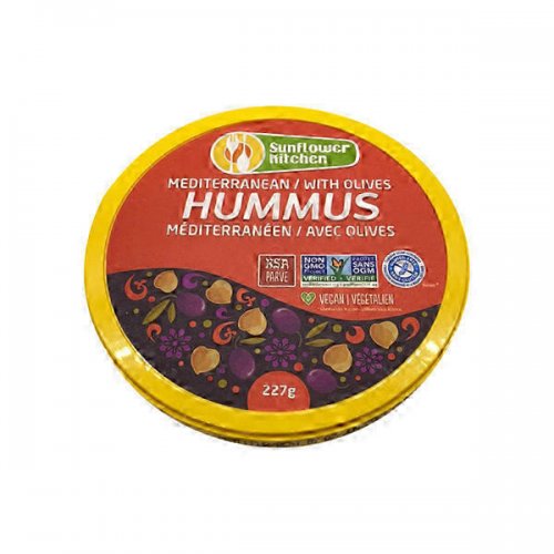 Sunflower Kitchen Mediterranean Hummus, 227 G