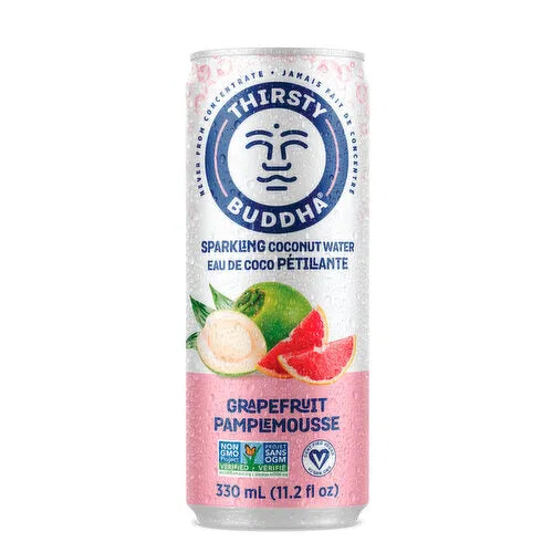 Thirsty Buddha Sparkling Coconut Water - Grapefruit