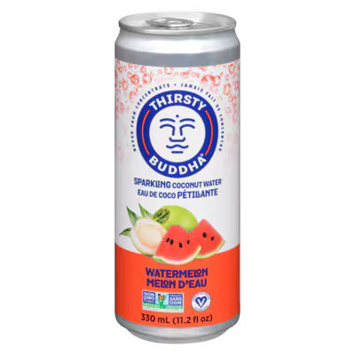 Thirsty Buddha Sparkling Coconut Water With Watermelon