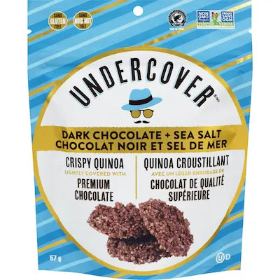 Undercover Crispy Quinoa Dark Chocolate & Sea Salt