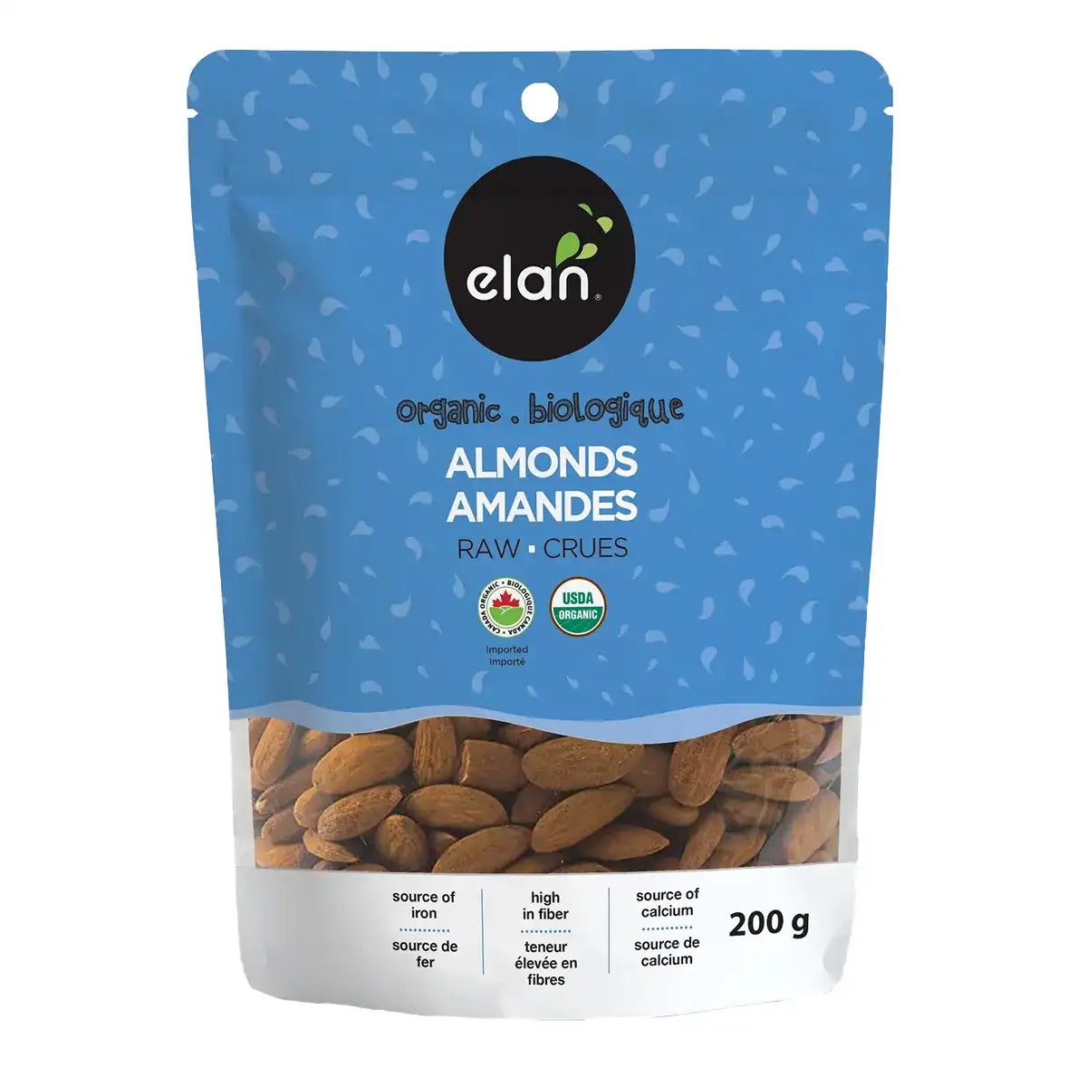 Elan Organic Raw Almonds