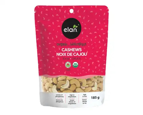 Elan Organic Raw Cashews